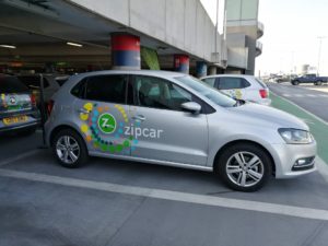 Zipcar plateado manual